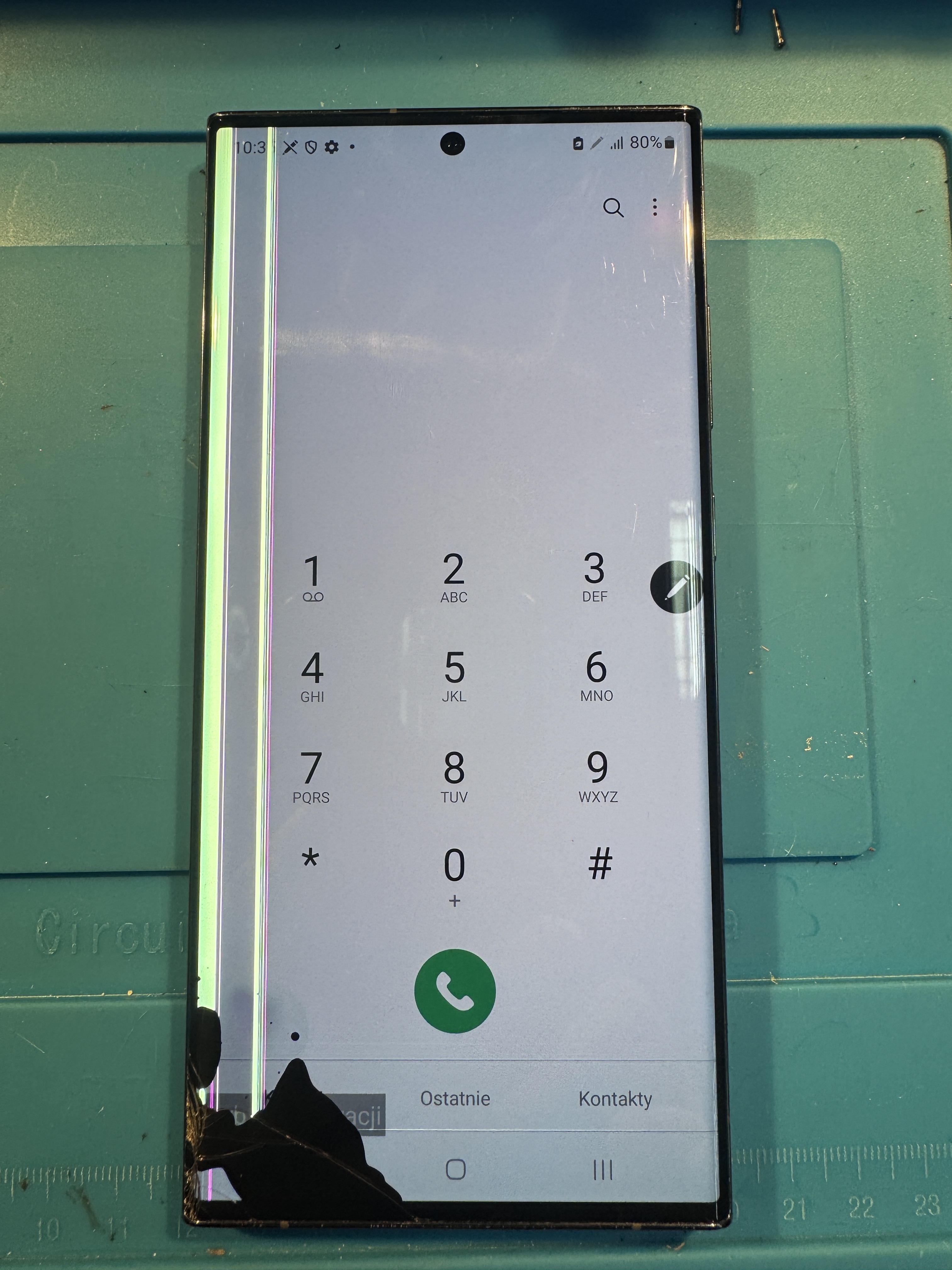 Samsung Galaxy S23 Ultra przed wymianą ekranu