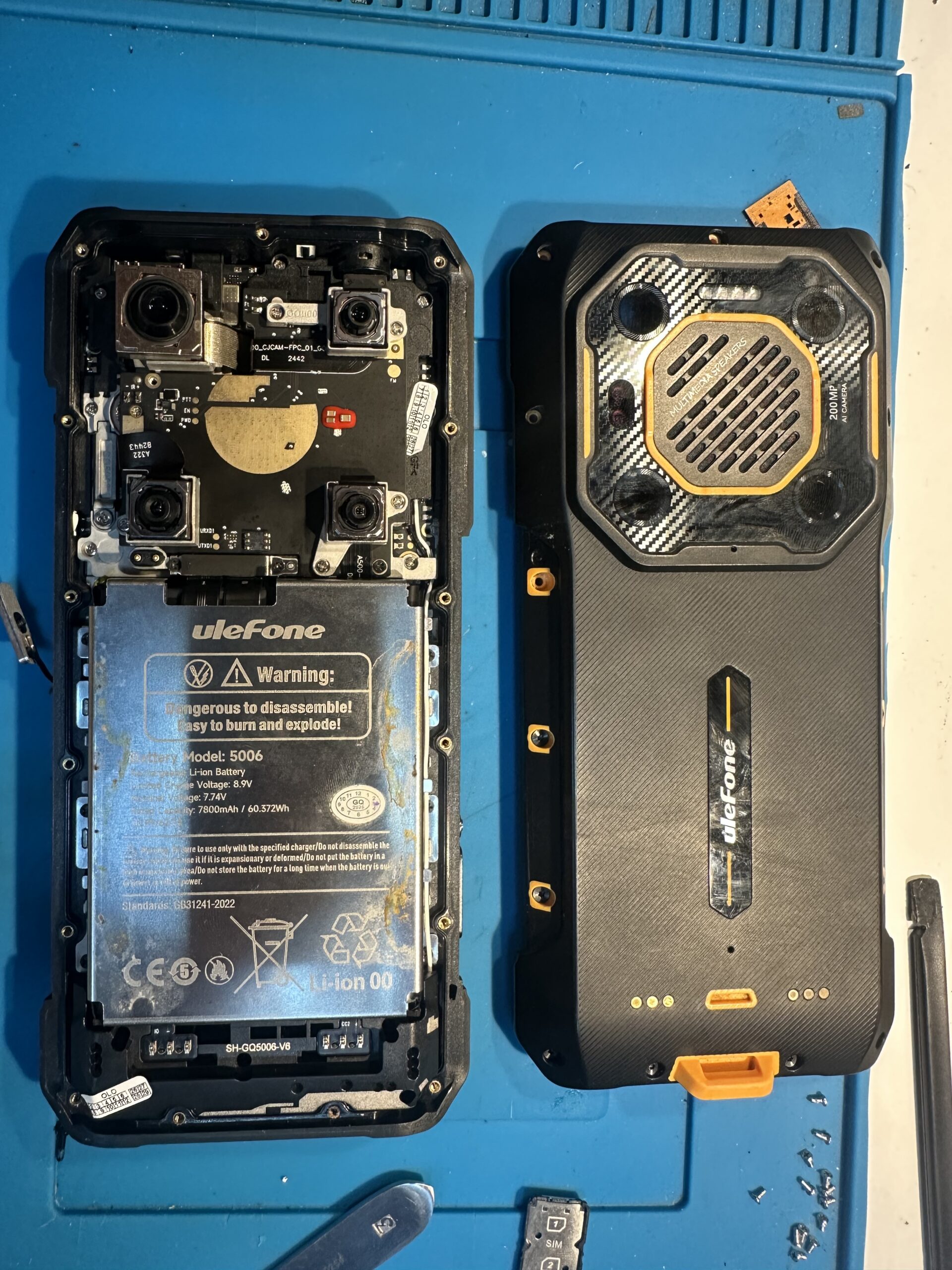 Ulefone Armor 26 Ultra po zalaniu — naprawa i ważne ostrzeżenie